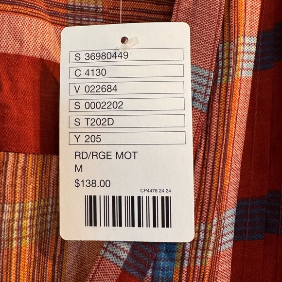 ❤️Anthropologie Tylho São Paulo Plaid Pintuck Tunic Shirt Dress - Size Medium - Picture 8 of 9